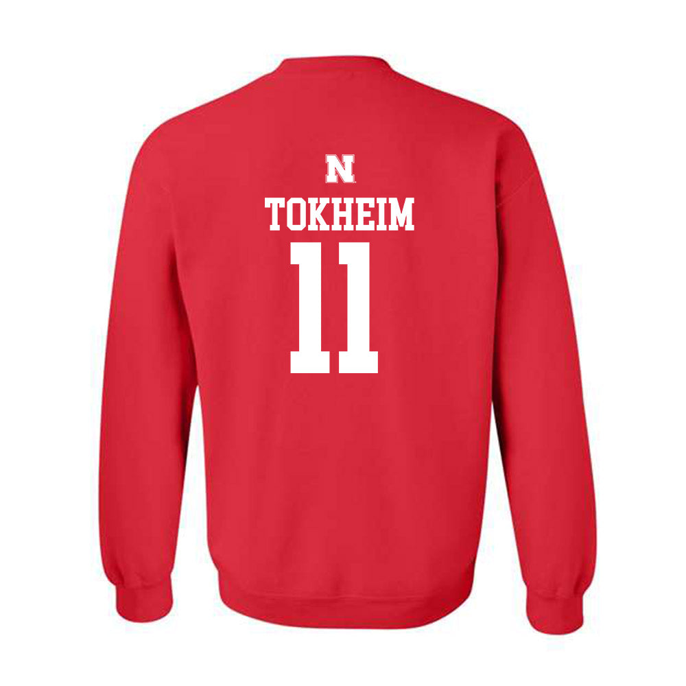 Nebraska - NCAA Softball : Talia Tokheim - Crewneck Sweatshirt Classic Shersey