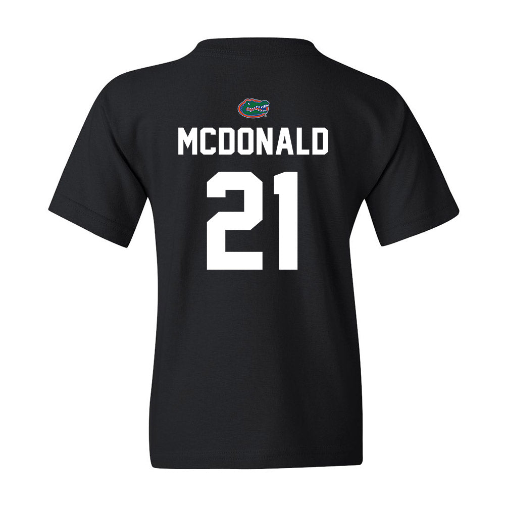 Florida - NCAA Baseball : Caden McDonald - Youth T-Shirt Sports Shersey