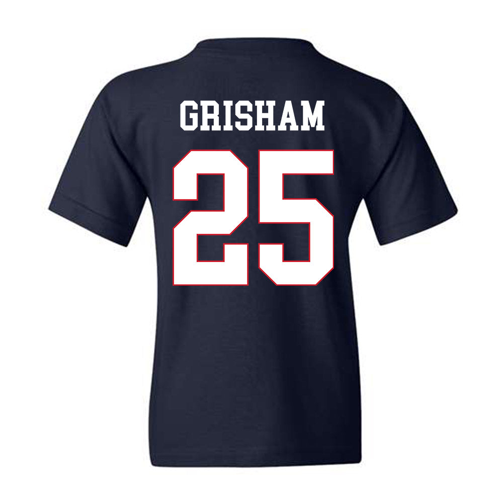 Ole Miss - NCAA Softball : Tenly Grisham - Youth T-Shirt Replica Shersey