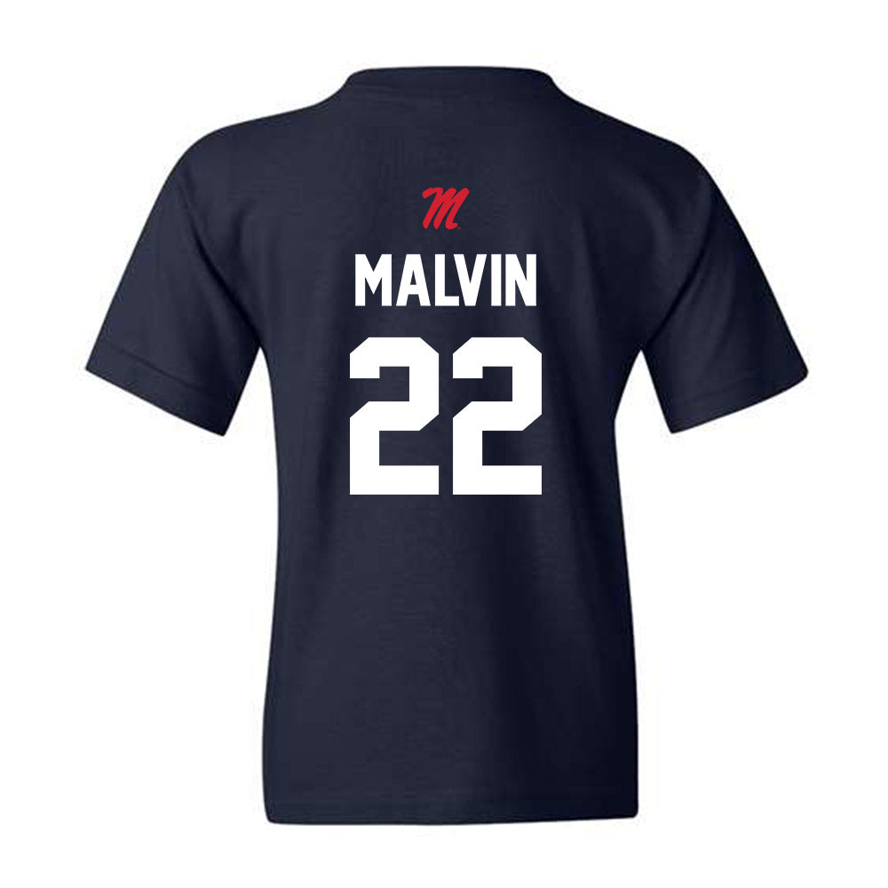 Ole Miss - NCAA Softball : Taylor Malvin - Youth T-Shirt Sports Shersey
