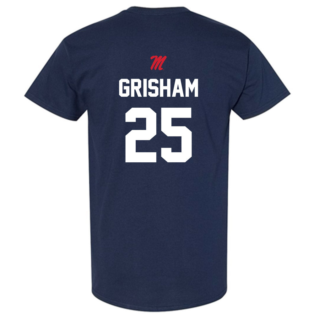 Ole Miss - NCAA Softball : Tenly Grisham - T-Shirt Sports Shersey