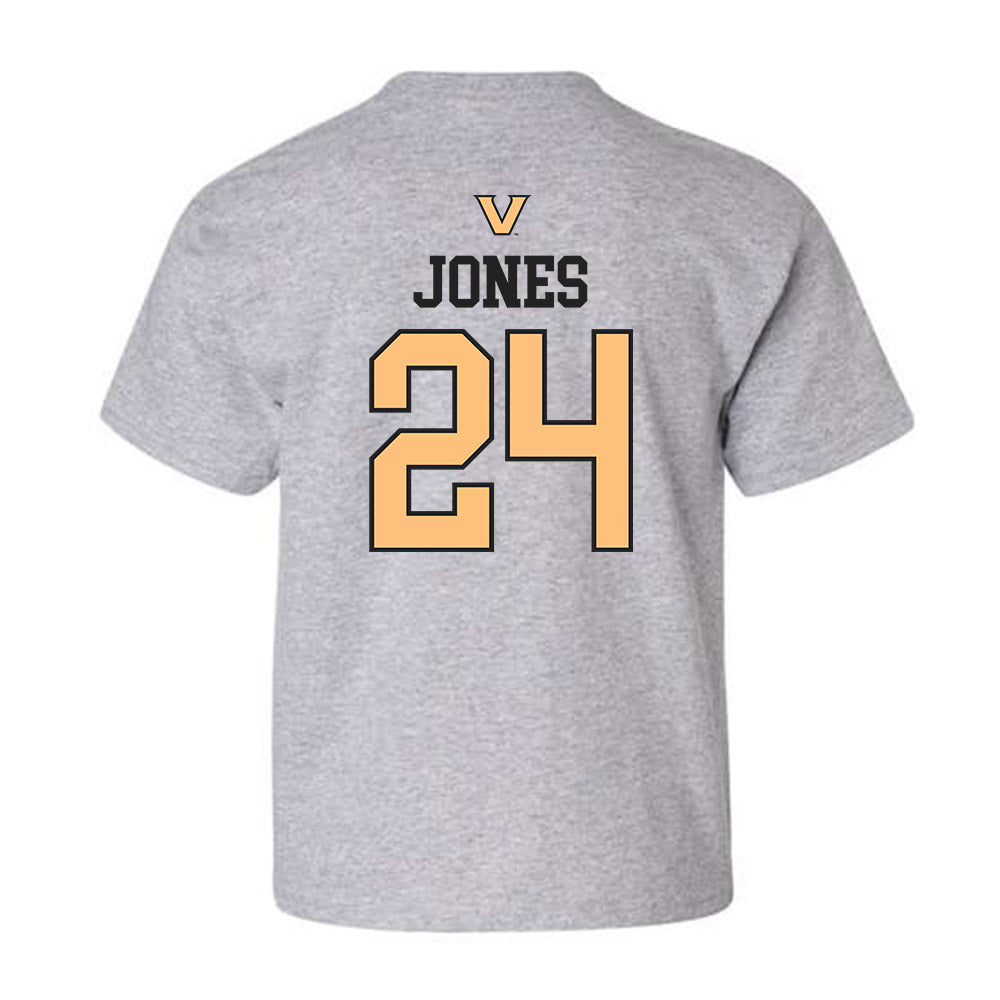 Vanderbilt - NCAA Women's Soccer : Courtney Jones - Youth T-Shirt Sports Shersey