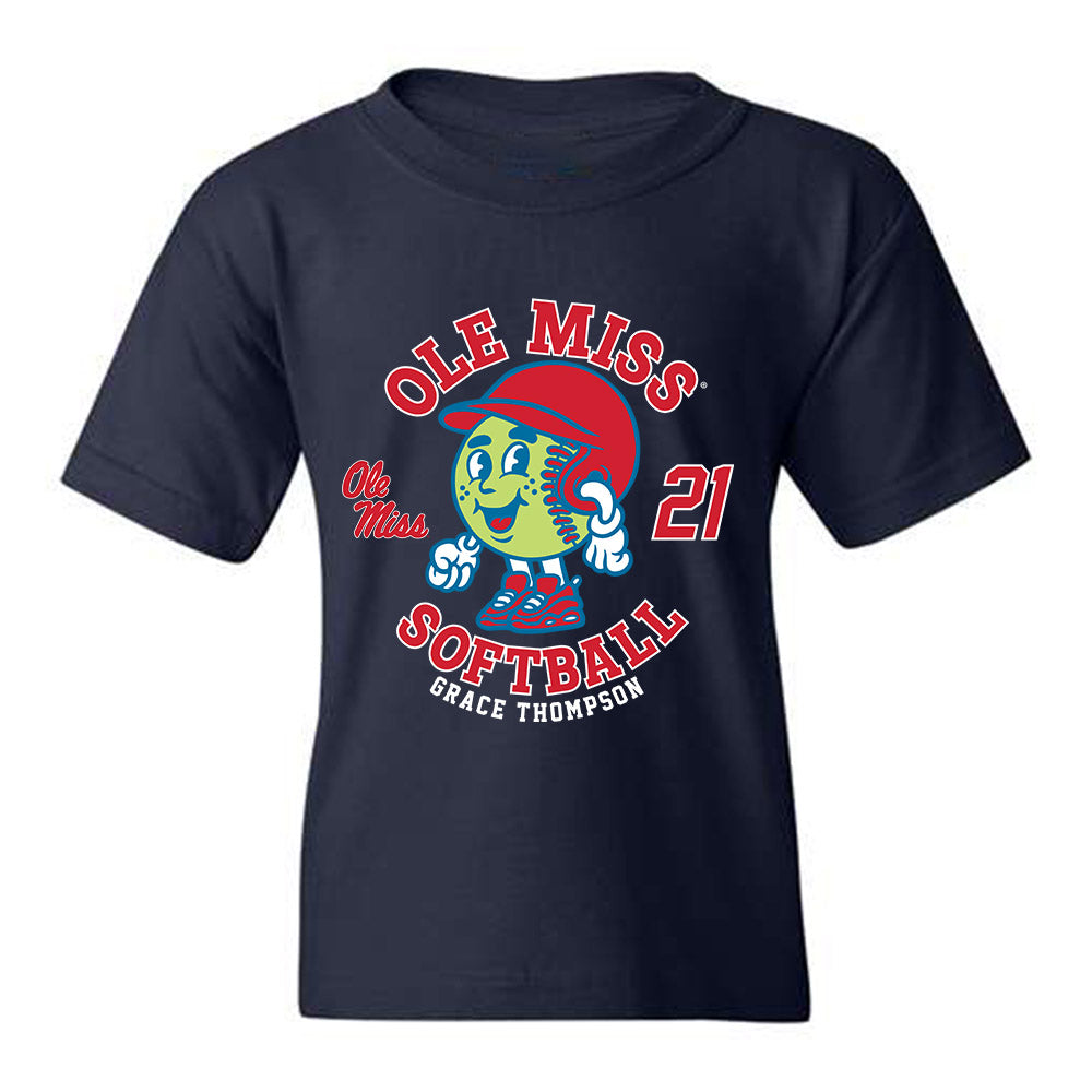 Ole Miss - NCAA Softball : Grace Thompson - Youth T-Shirt Fashion Shersey