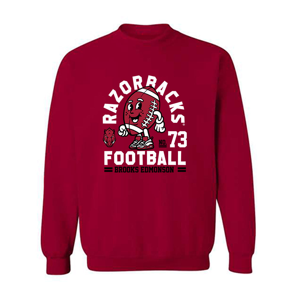 Arkansas - NCAA Football : Brooks Edmonson Fashion Shersey Sweatshirt