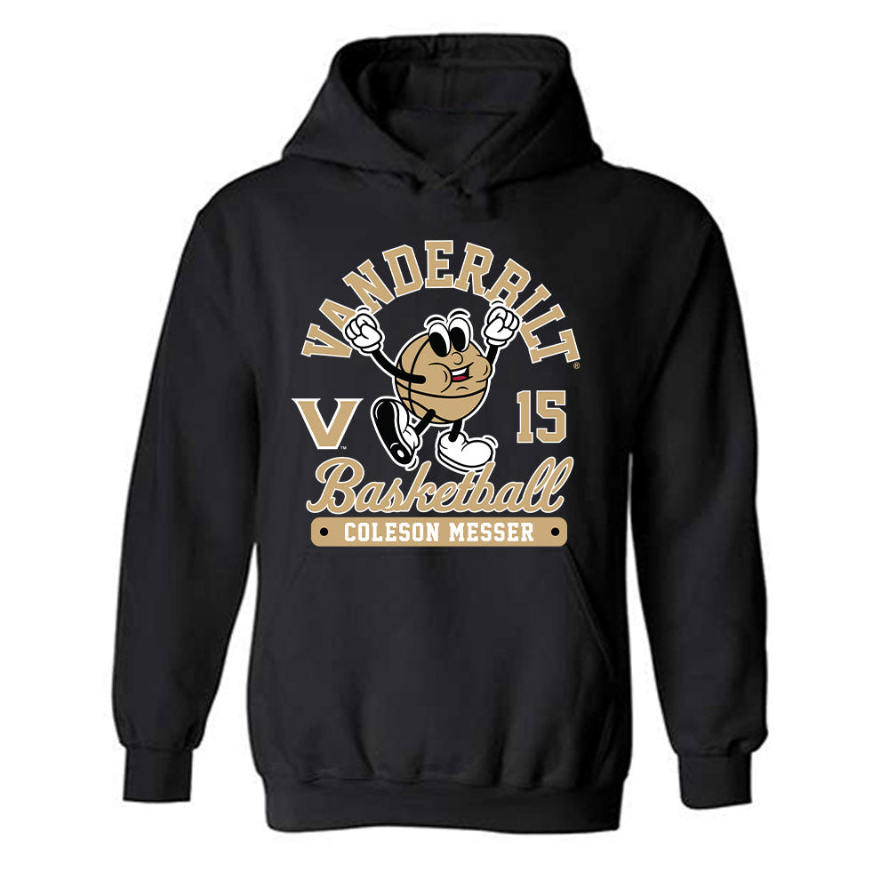 Vanderbilt - NCAA Men's Basketball : Coleson Messer - Hooded Sweatshirt Fashion Shersey