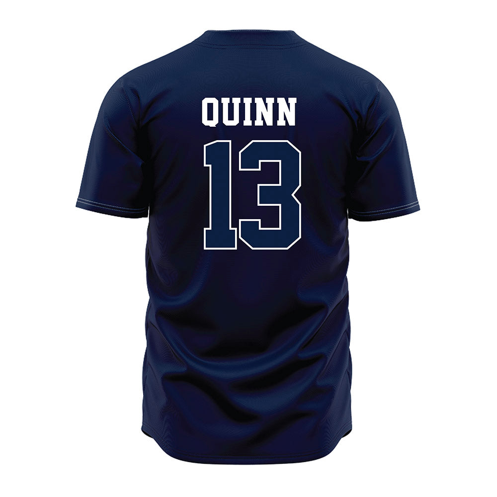 Oral Roberts - NCAA Baseball : Justin Quinn - Baseball Jersey Navy