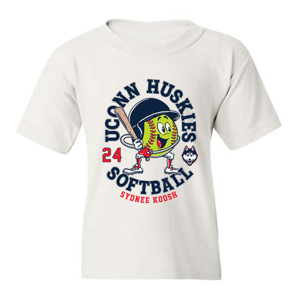 UConn - NCAA Softball : Sydnee Koosh - Youth T-Shirt Fashion Shersey