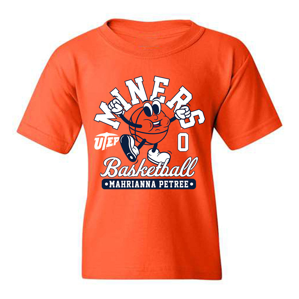 UTEP - NCAA Women's Basketball : Mahrianna Petree - Youth T-Shirt Fashion Shersey