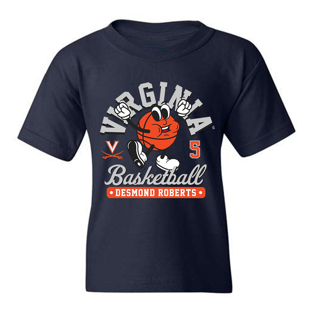 Virginia - NCAA Men's Basketball : Desmond Roberts - Youth T-Shirt Fashion Shersey