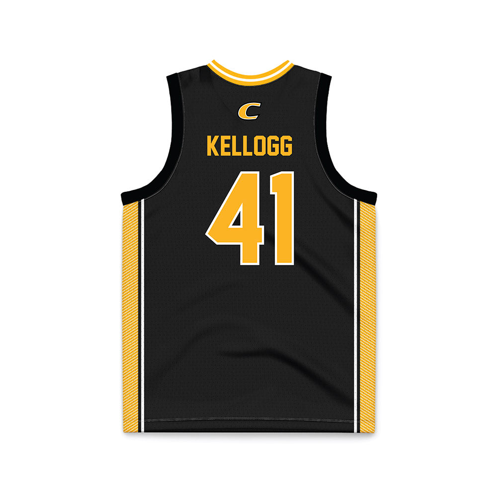 Centre College - NCAA Basketball : Nick Kellogg - Black Jersey