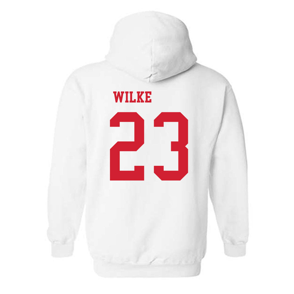 Utah - NCAA Women's Basketball : Maty Wilke - Hooded Sweatshirt Replica Shersey