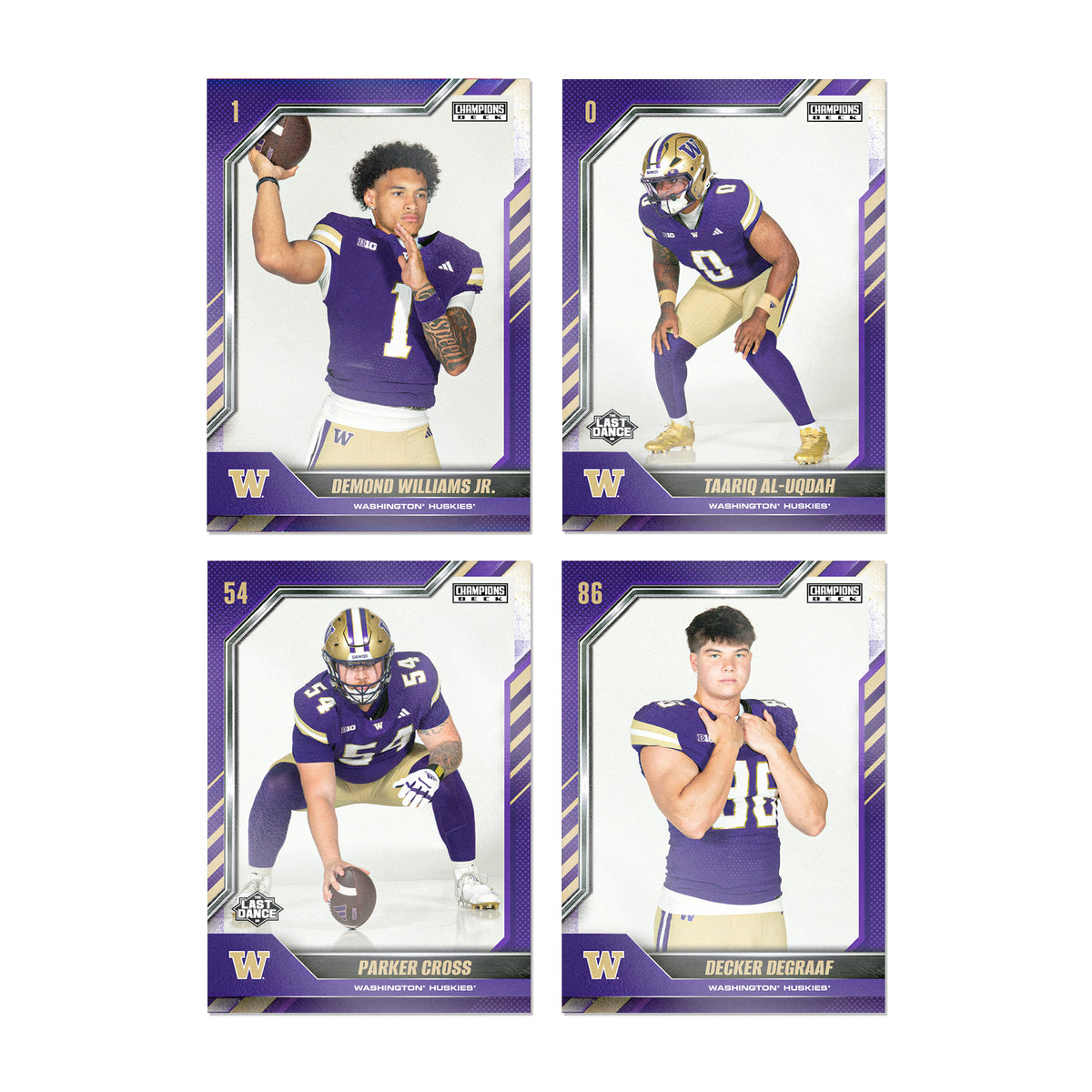Washington - NCAA Football - '26-'27 Full Box Trading Cards