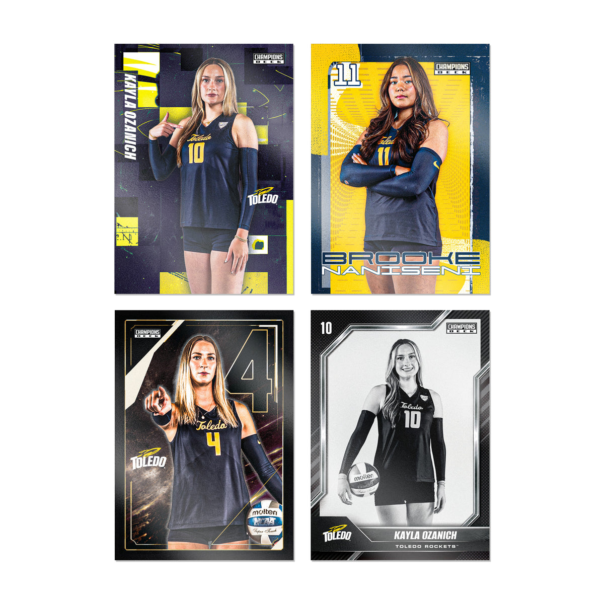 Toledo - NCAA Womens Volleyball - '26-'27 Full Box Set Trading Cards