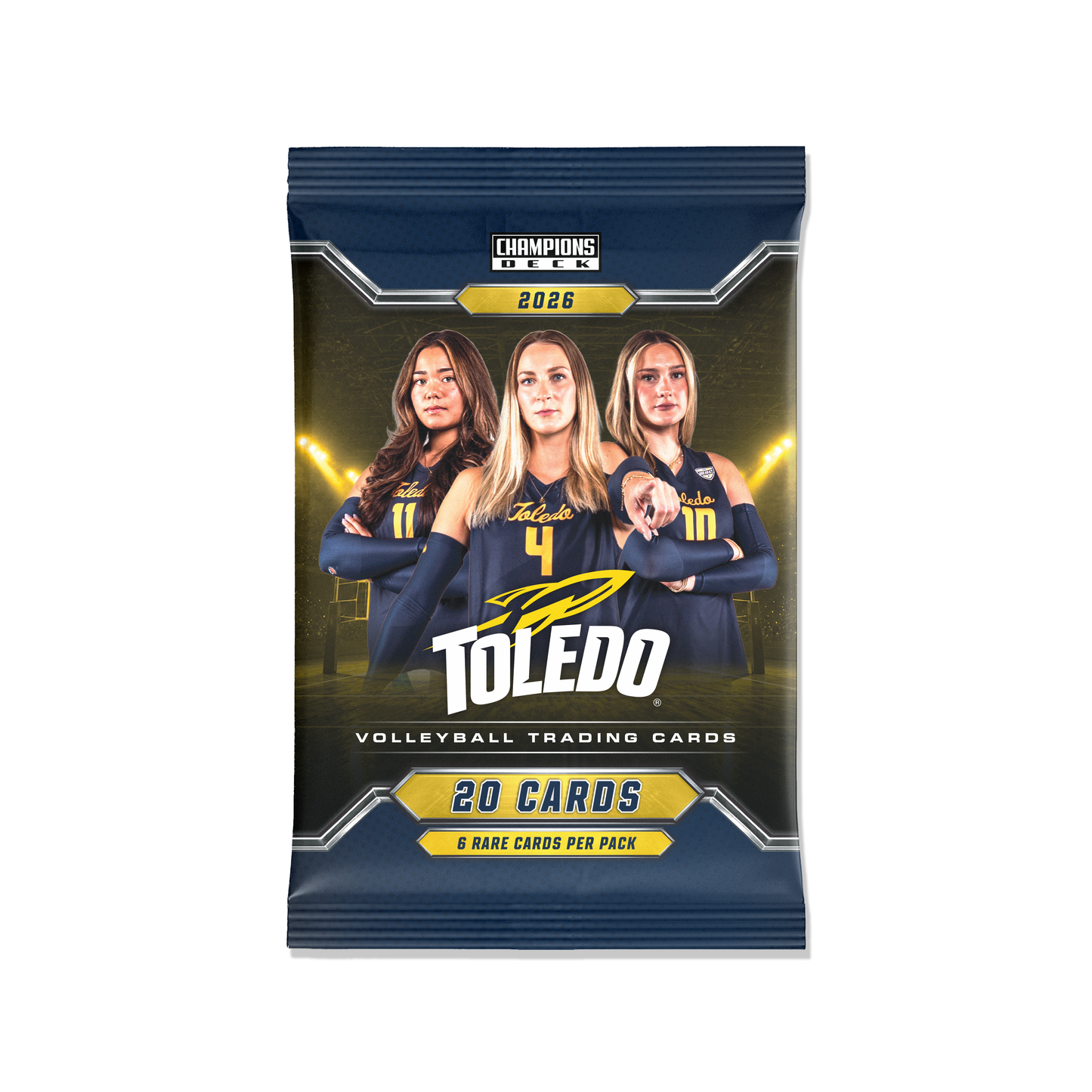Toledo - NCAA Womens Volleyball - '26-'27 20 Pack Trading Cards