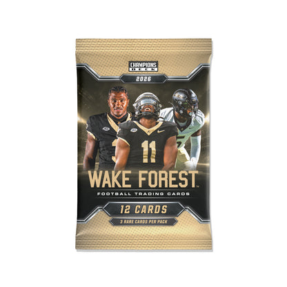 Wake Forest - NCAA Football - '26-'27 12 Pack Trading Cards