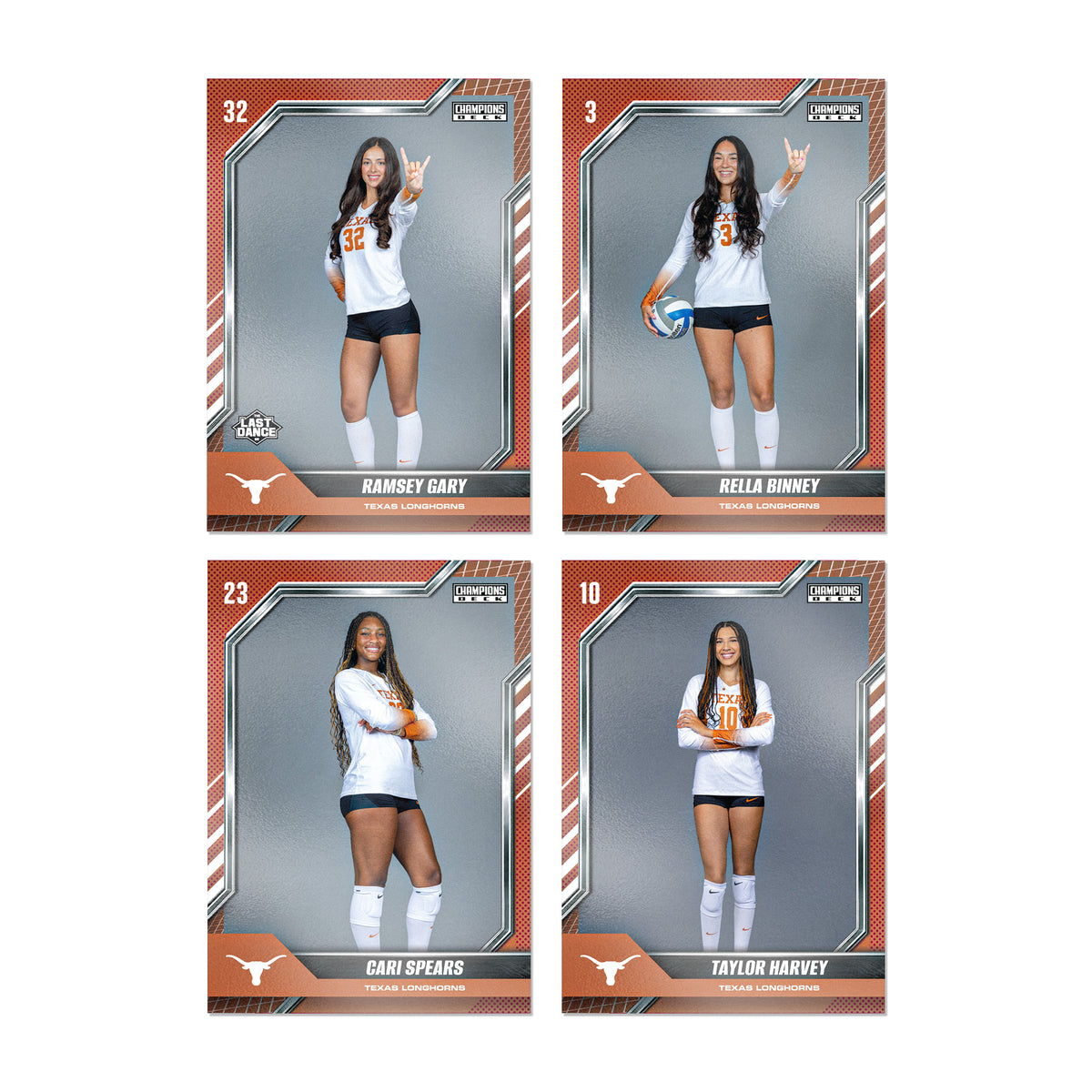 Texas - NCAA Womens Volleyball - '26-'27 20 Pack Trading Cards
