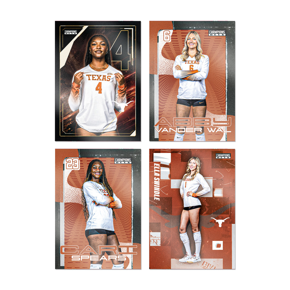 Texas - NCAA Womens Volleyball - '26-'27 20 Pack Trading Cards