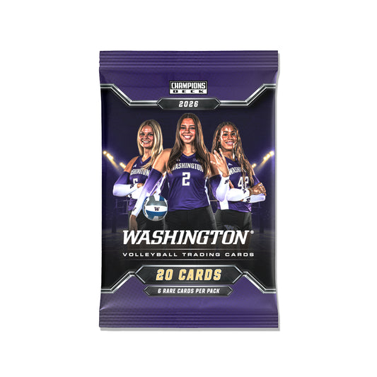 Washington - NCAA Womens Volleyball - '26-'27 20 Pack Trading Cards
