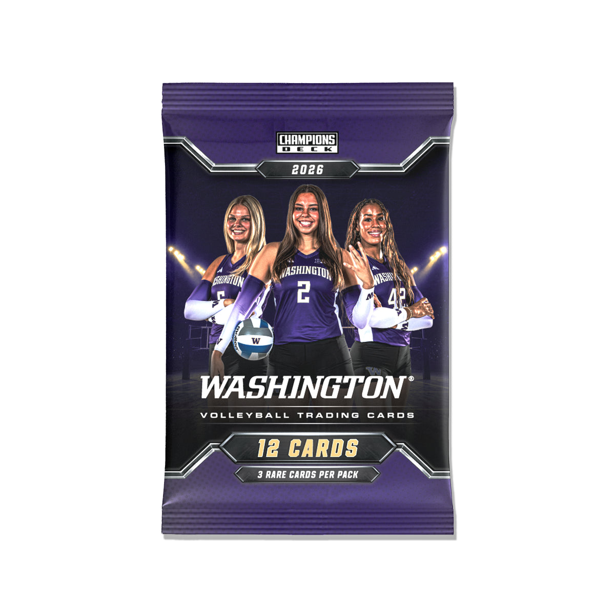 Washington - NCAA Womens Volleyball - '26-'27 12 Pack Trading Cards