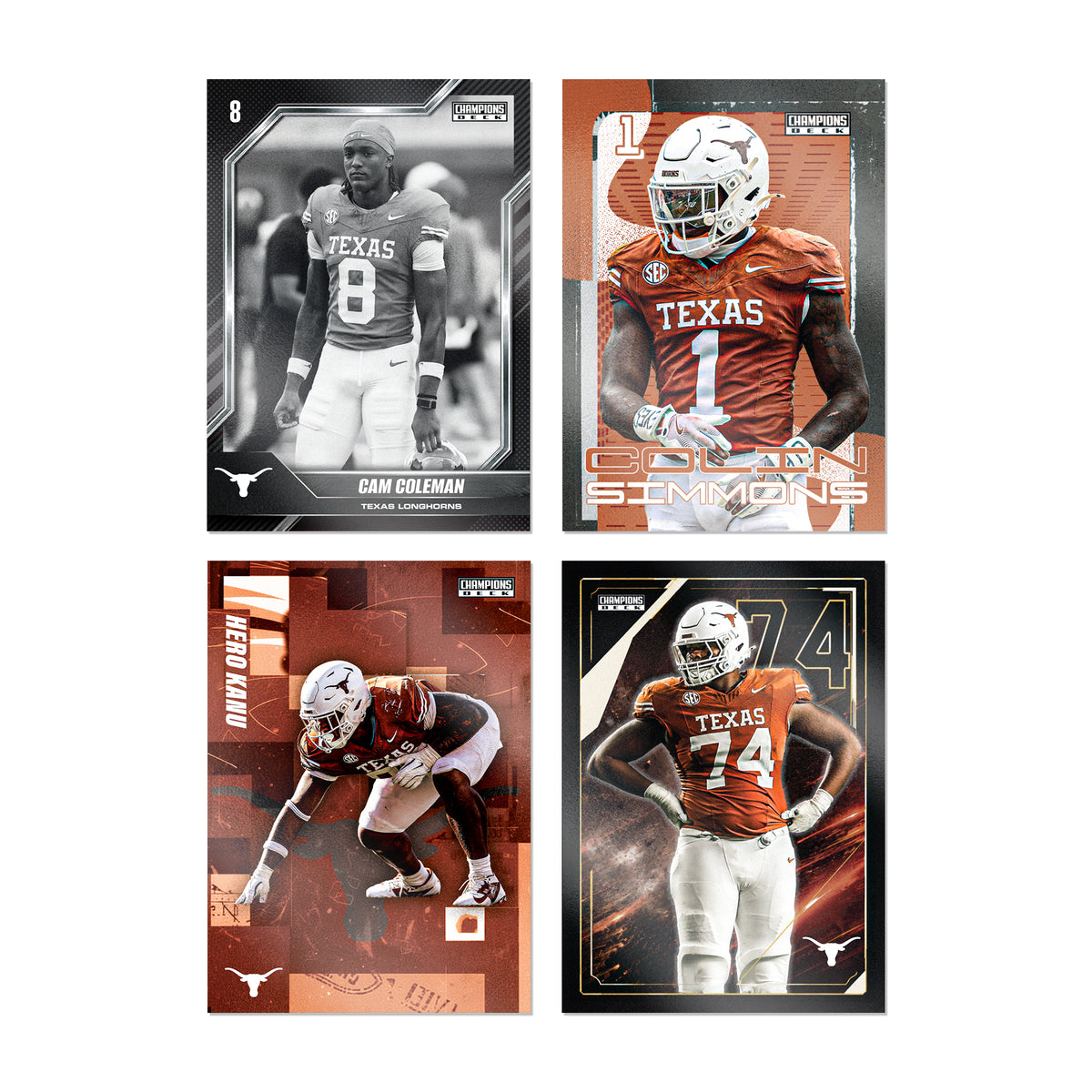 Texas - NCAA Football - '26-'27 Full Box Trading Cards