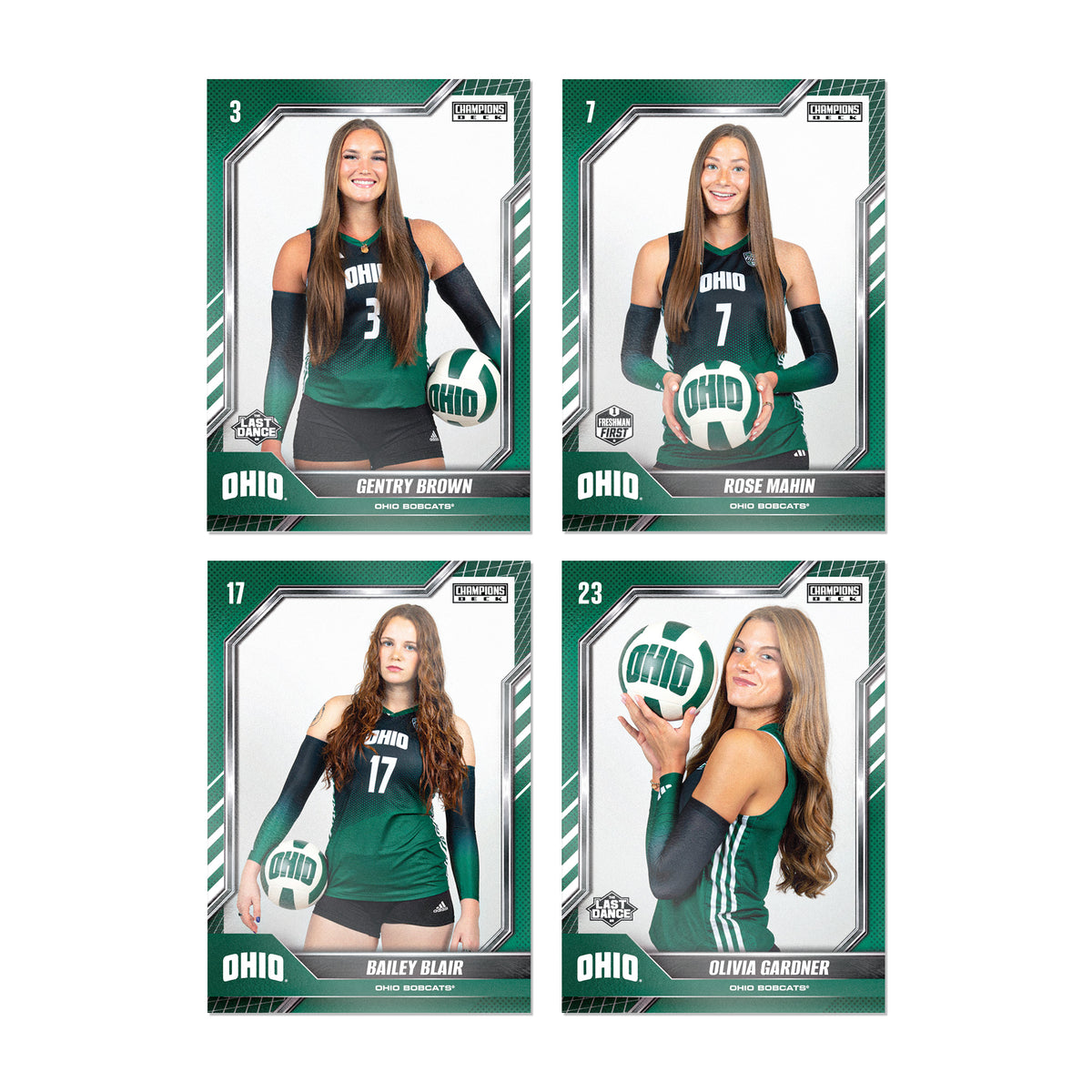 Ohio - NCAA Womens Volleyball - '26-'27 20 Pack Trading Cards