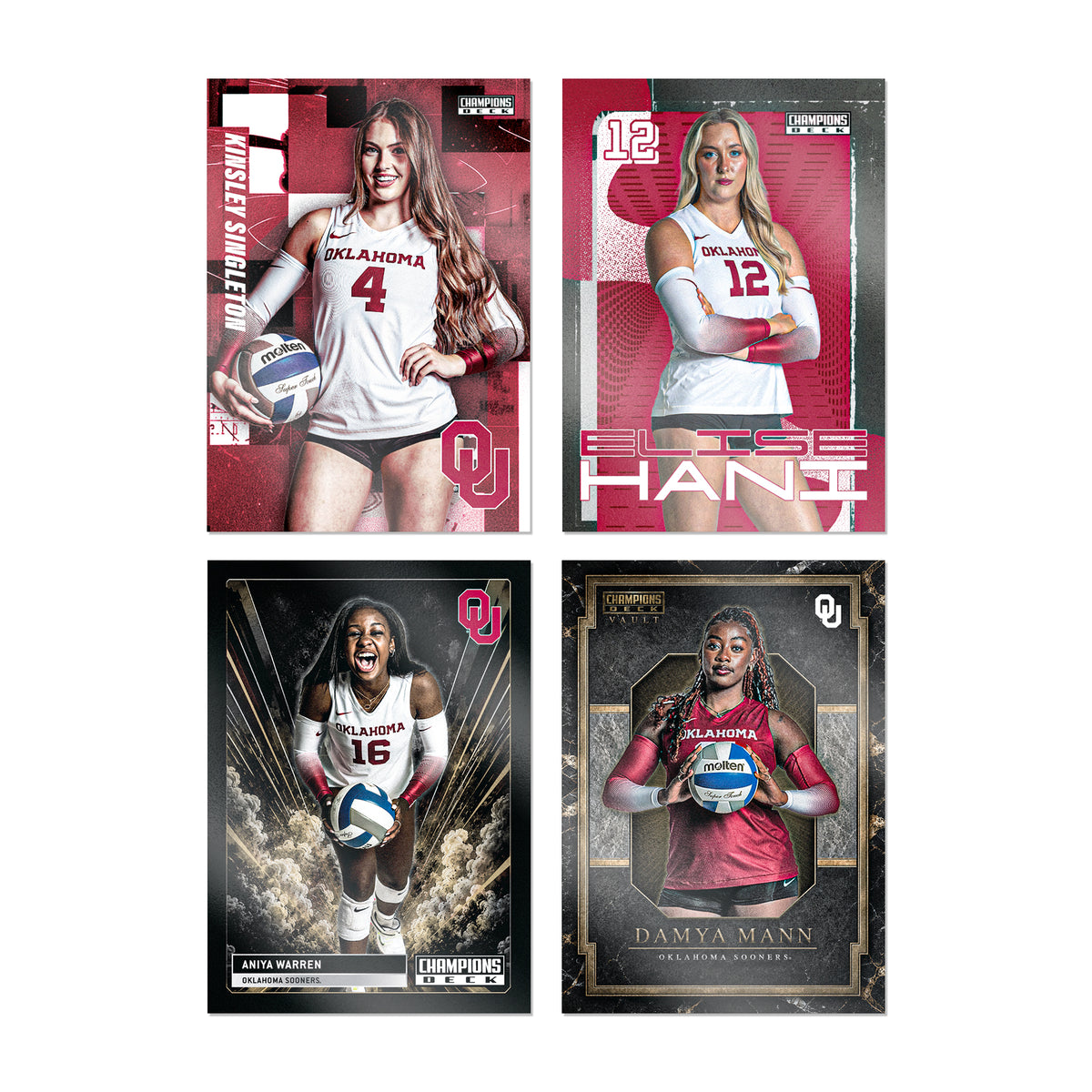 Oklahoma - NCAA Women's Volleyball - '26-'27 12 Pack Trading Cards