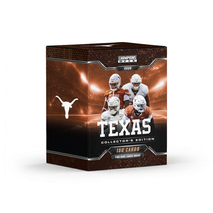 Texas - NCAA Football - '26-'27 Full Box Trading Cards
