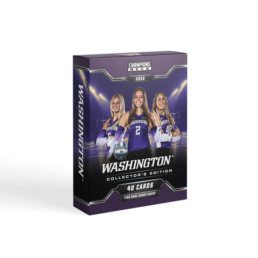 Washington - NCAA Womens Volleyball - '26-'27 Full Box Trading Cards