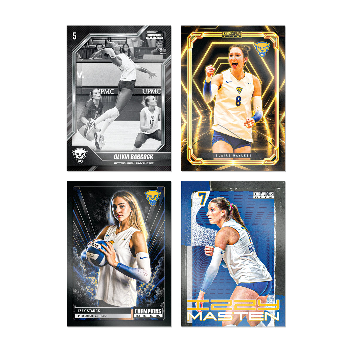 Pittsburgh - NCAA Women's Volleyball - '26-'27 12 Pack Trading Cards