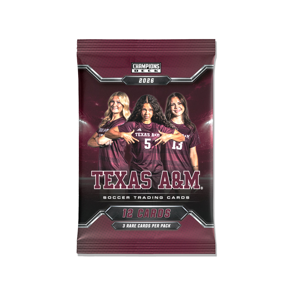 Texas A&M - NCAA Womens Soccer - '26-'27 12 Pack Trading Cards