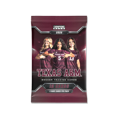Texas A&M - NCAA Womens Soccer - '26-'27 12 Pack Trading Cards