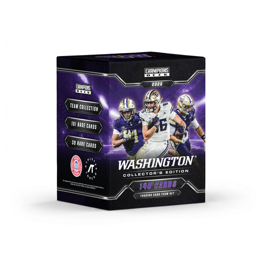Washington - NCAA Football - '26-'27 Full Box Trading Cards