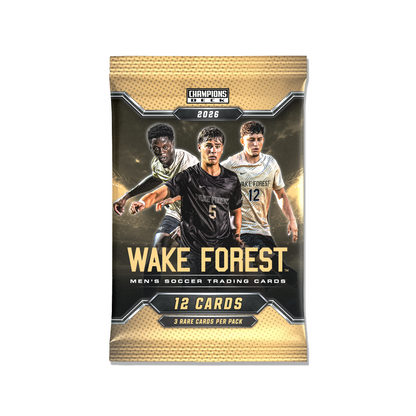 Wake Forest - NCAA Mens Soccer - '26-'27 12 Pack Trading Cards