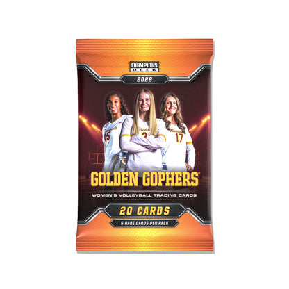 Minnesota - NCAA Womens Volleyball - '26-'27 20 Pack Trading Cards
