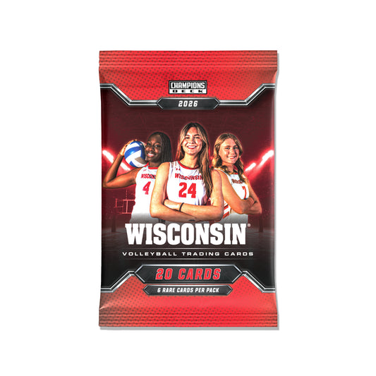 Wisconsin - NCAA Women's Volleyball - '26-'27 20 Pack Trading Cards