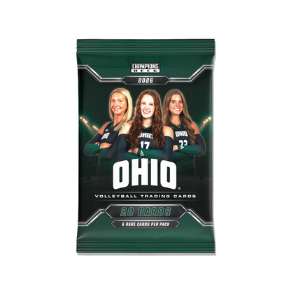 Ohio - NCAA Womens Volleyball - '26-'27 20 Pack Trading Cards