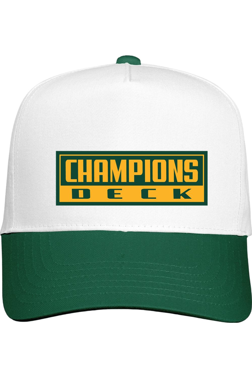 Baylor - Champion's Deck Five-Panel Twill Cap Embroidered Letters