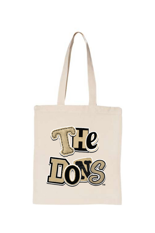 PFW - NCAA Women's Basketball : The Dons - OAD Large Canvass Tote