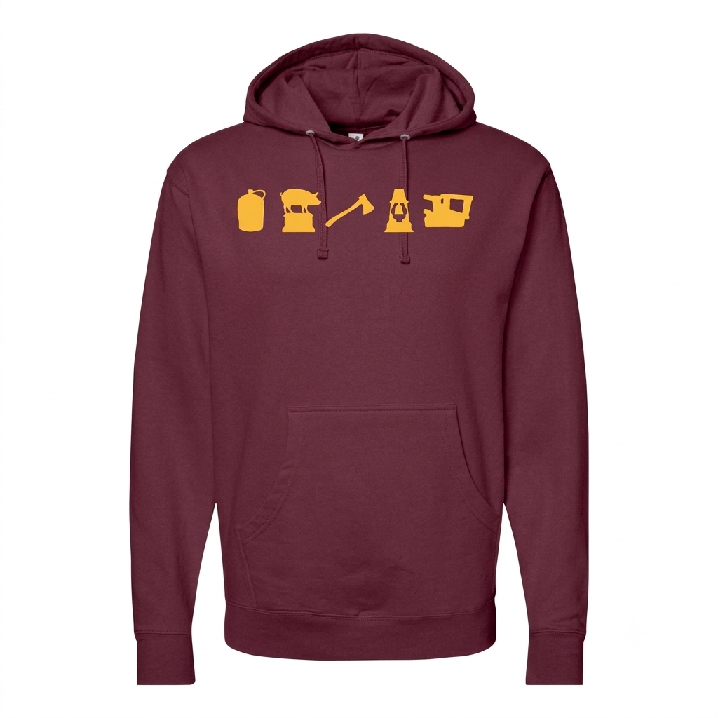 Dinkytown - Gopher Rivalry - Graphic -  Midweight Hooded Sweatshirt