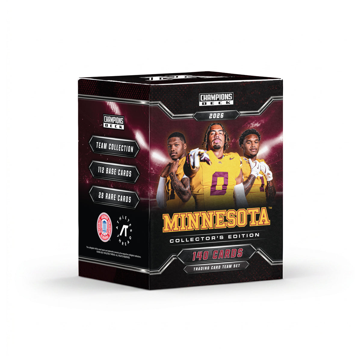 Minnesota - NCAA Football - '26-'27 Full Box Trading Cards