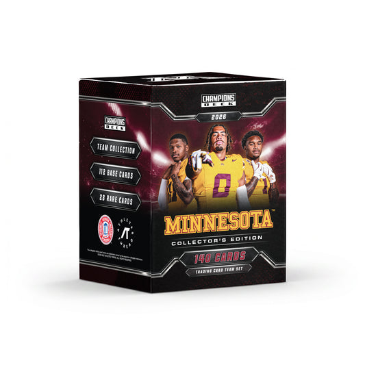 Minnesota - NCAA Football - '26-'27 Full Box Trading Cards