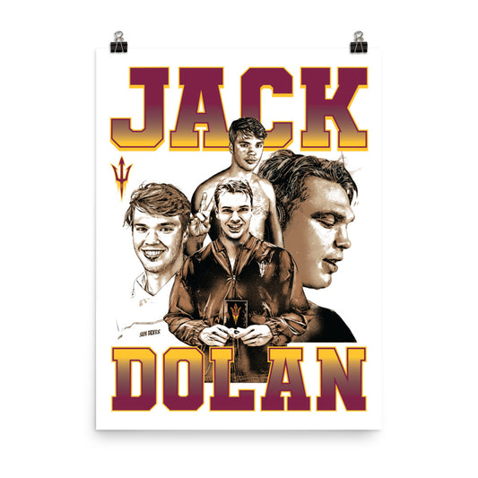 Arizona State - NCAA Men's Swimming & Diving : Jack Dolan - Poster