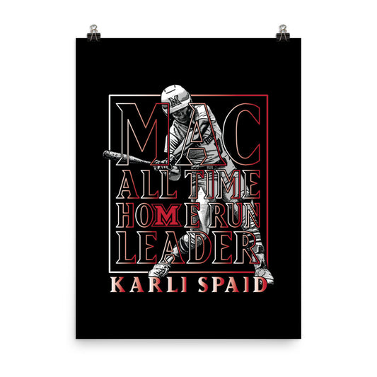 Miami of Ohio - Softball Alumni : Karli Spaid Individual Caricature Poster