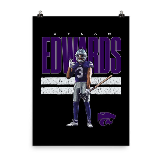Kansas State - NCAA Football : Dylan Edwards Poster