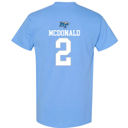 MTSU - NCAA Football : DeArre McDonald - T-Shirt
