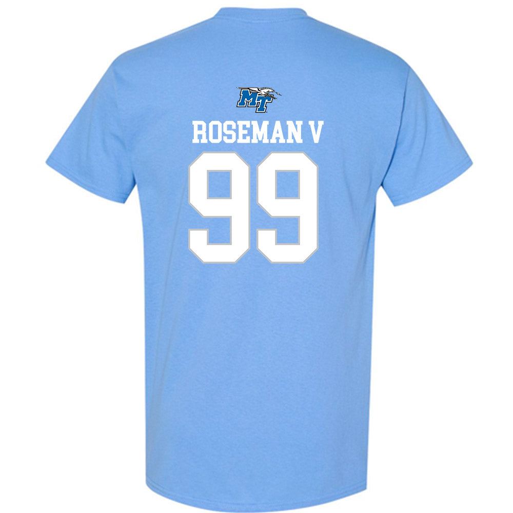MTSU - NCAA Football : Archie Roseman V - Replica Shersey T-Shirt-1