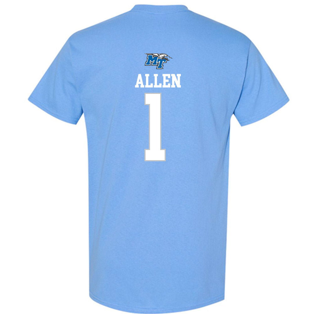 MTSU - NCAA Football : Markus Allen - Replica Shersey T-Shirt-1