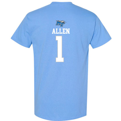 MTSU - NCAA Football : Markus Allen - Replica Shersey T-Shirt-1