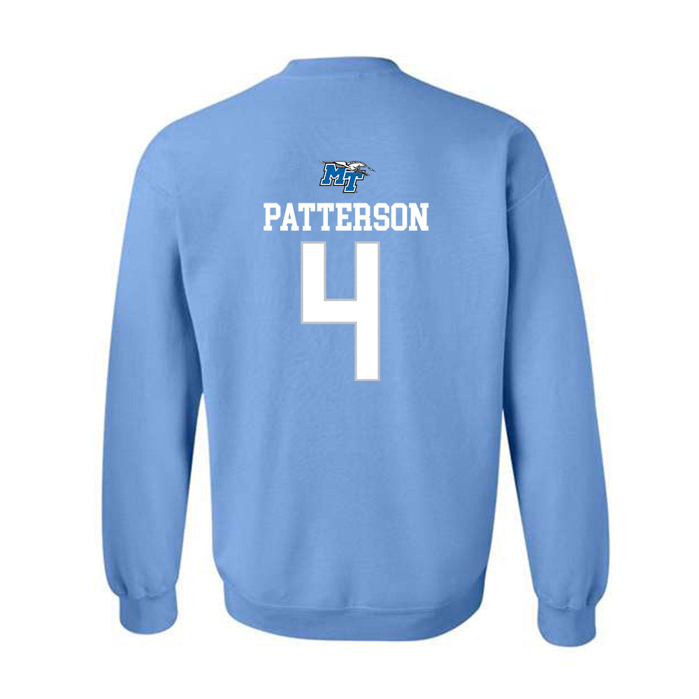 MTSU - NCAA Football : Tyree Patterson - Replica Shersey Crewneck Sweatshirt-1
