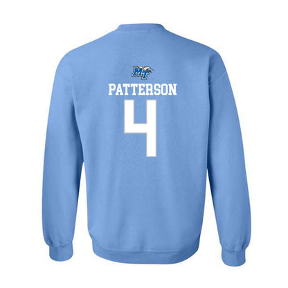 MTSU - NCAA Football : Tyree Patterson - Replica Shersey Crewneck Sweatshirt-1